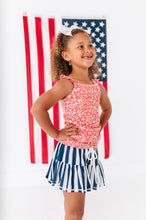Load image into Gallery viewer, Americana Red Floral | Ribbed Tank
