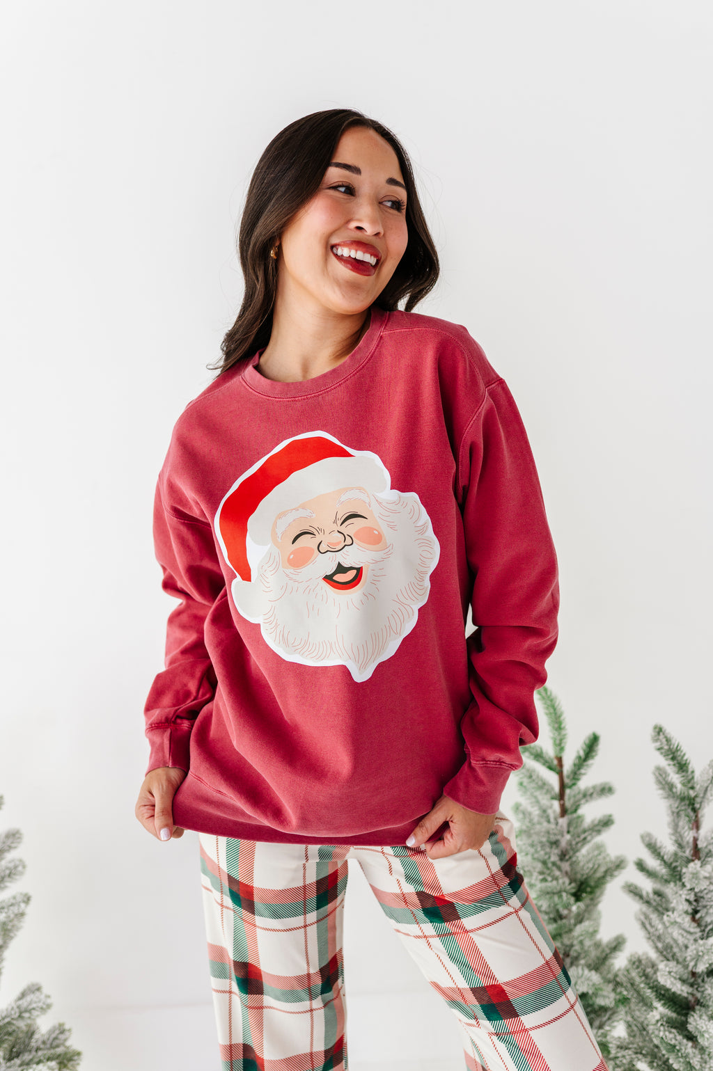 Crimson Santa | ADULT SWEATSHIRT
