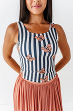 Load image into Gallery viewer, Striped Mickey Pumpkin | ADULT Tank