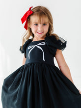 Load image into Gallery viewer, Black | Bow Party Dress