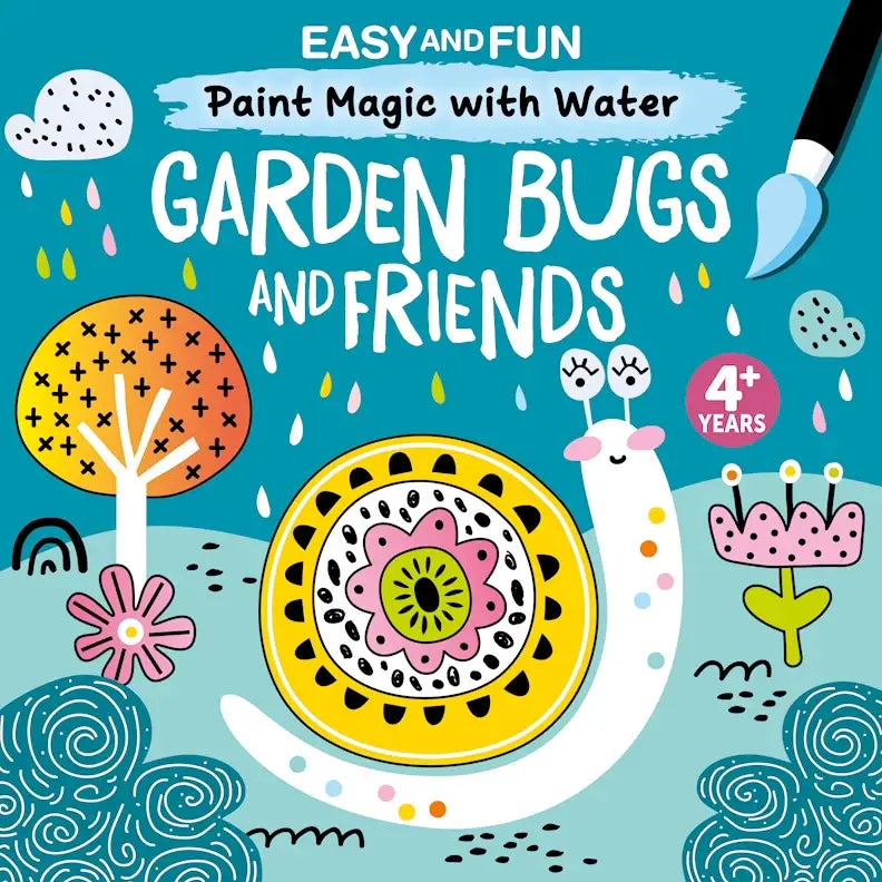 Paint Magic with Water Book: Garden Bugs