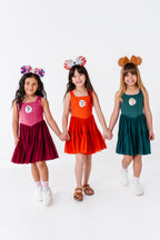 Mulan (KIDS) | Wine Mesh DRESS