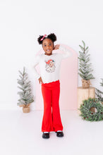 Load image into Gallery viewer, Holly Red | RIBBED FLARES