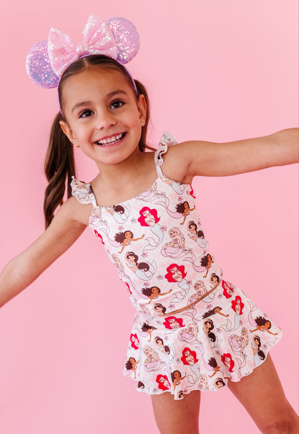 Mermaid Princesses | TWO-PIECE Skirted Suit