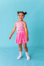 Load image into Gallery viewer, Hot Pink Girly Pop | Strappy Back Tank SET