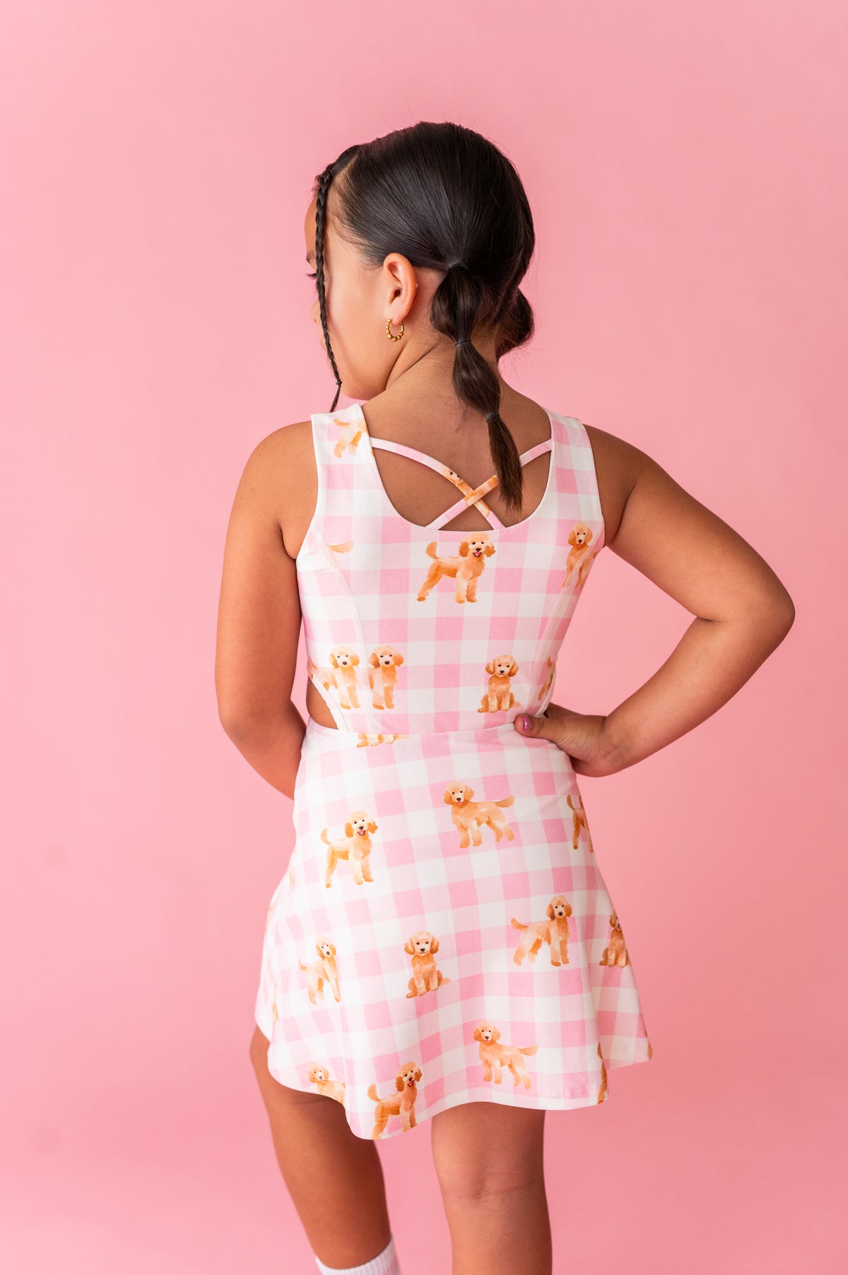 Puppy Picnic | Open Sides Active Dress (with shorts!)