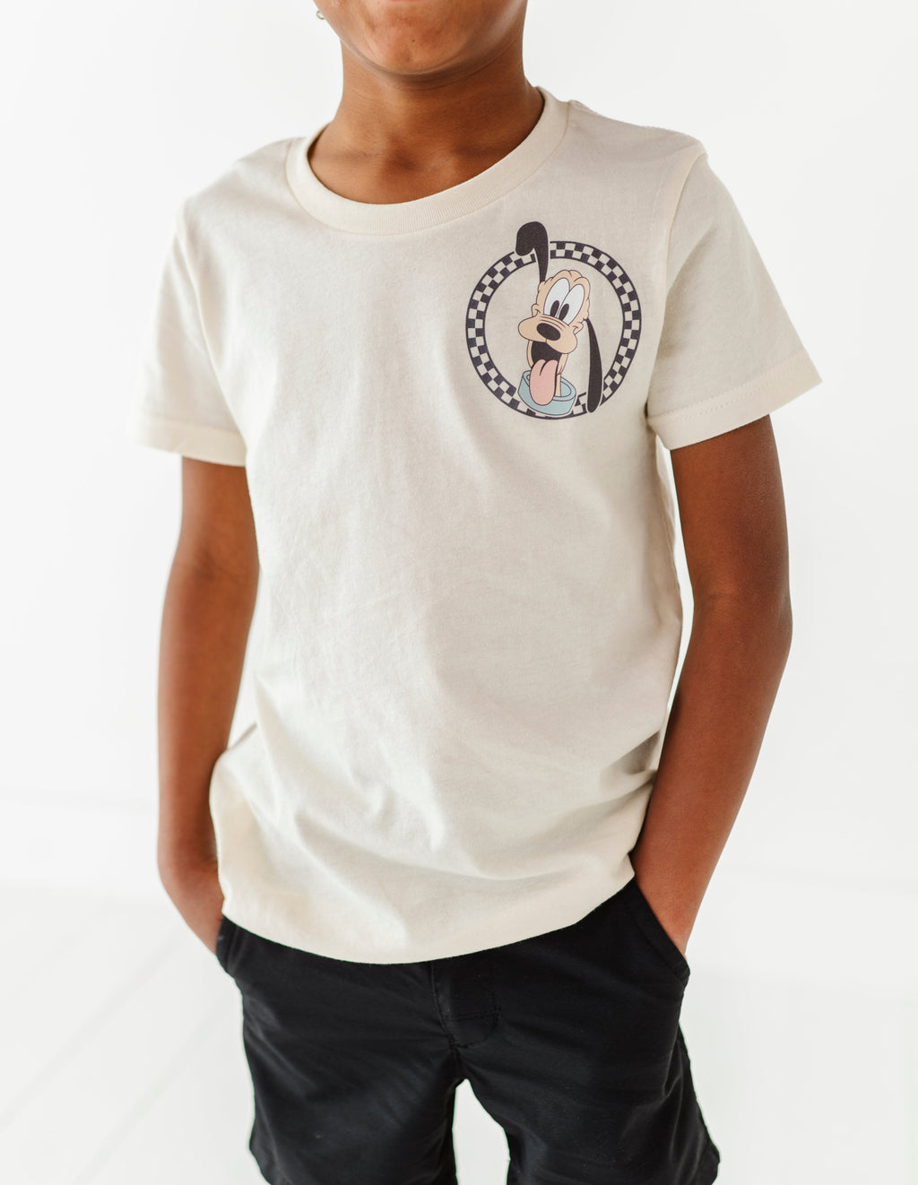 Pluto Circle | KIDS CREAM TEE