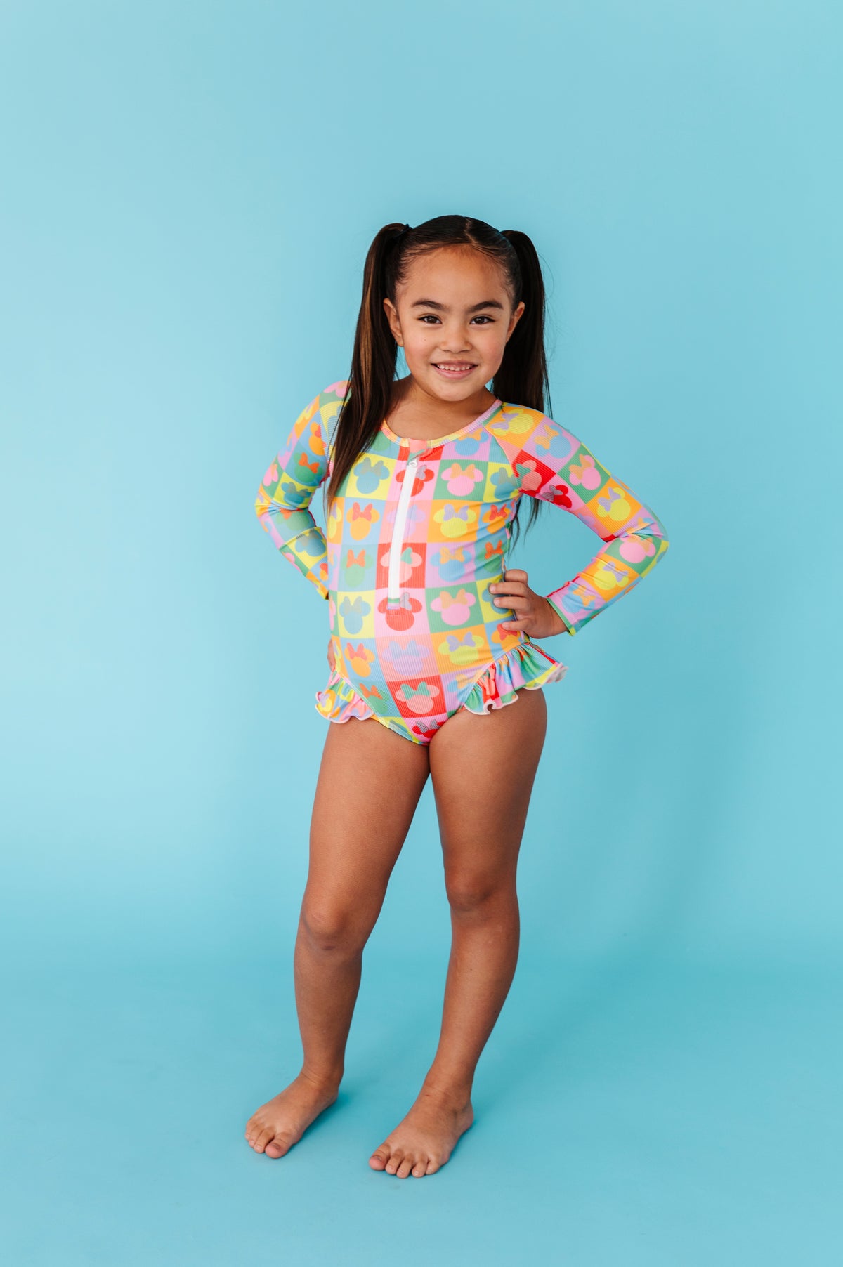 Pop Art Minnie | ONE-PIECE Rashguard Suit