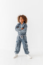 Load image into Gallery viewer, NAVY | Vintage 1/4th HOODIE-JOGGER Set