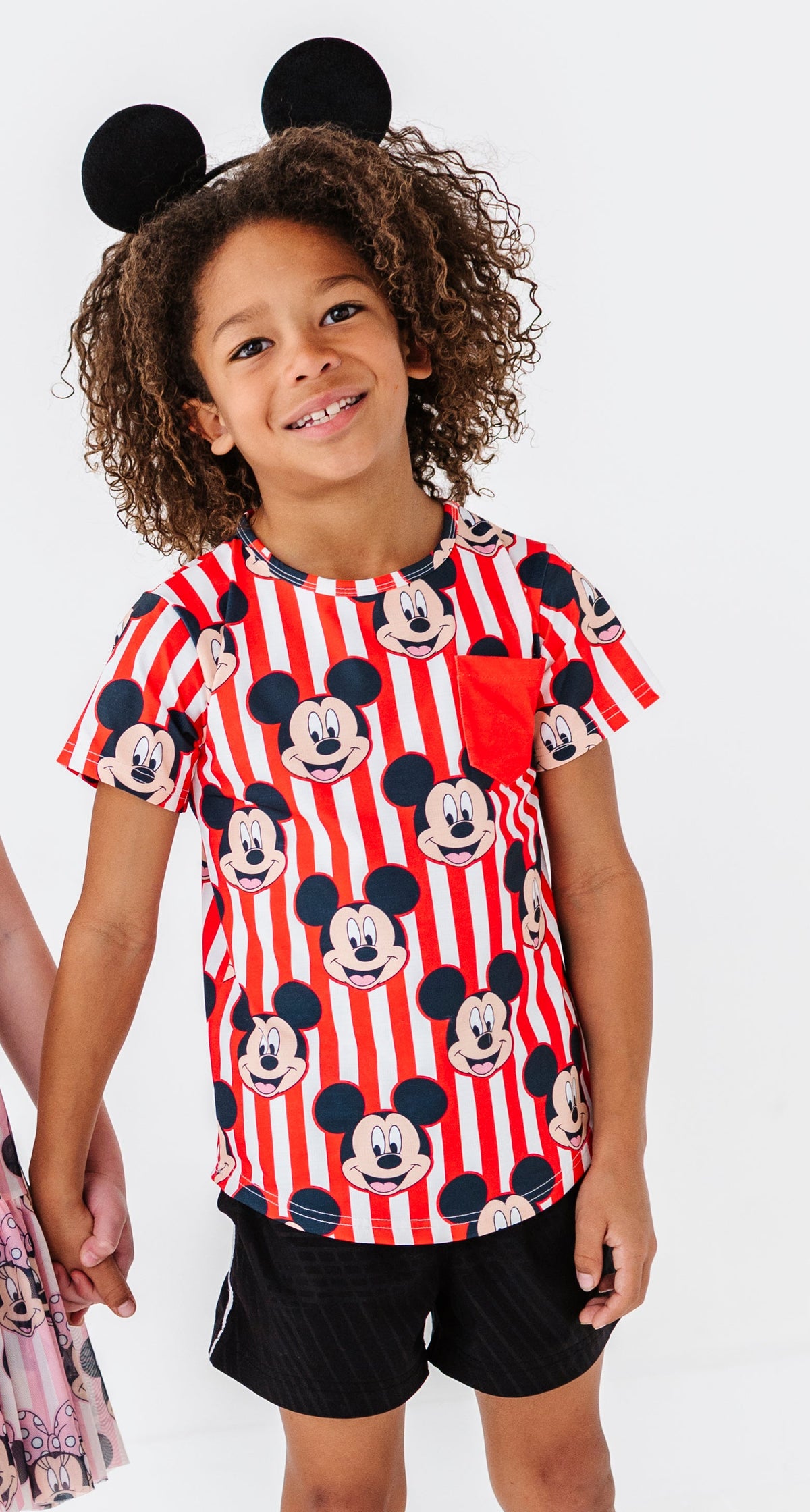 MICKEY Stripe (KIDS) | Athletic TEE