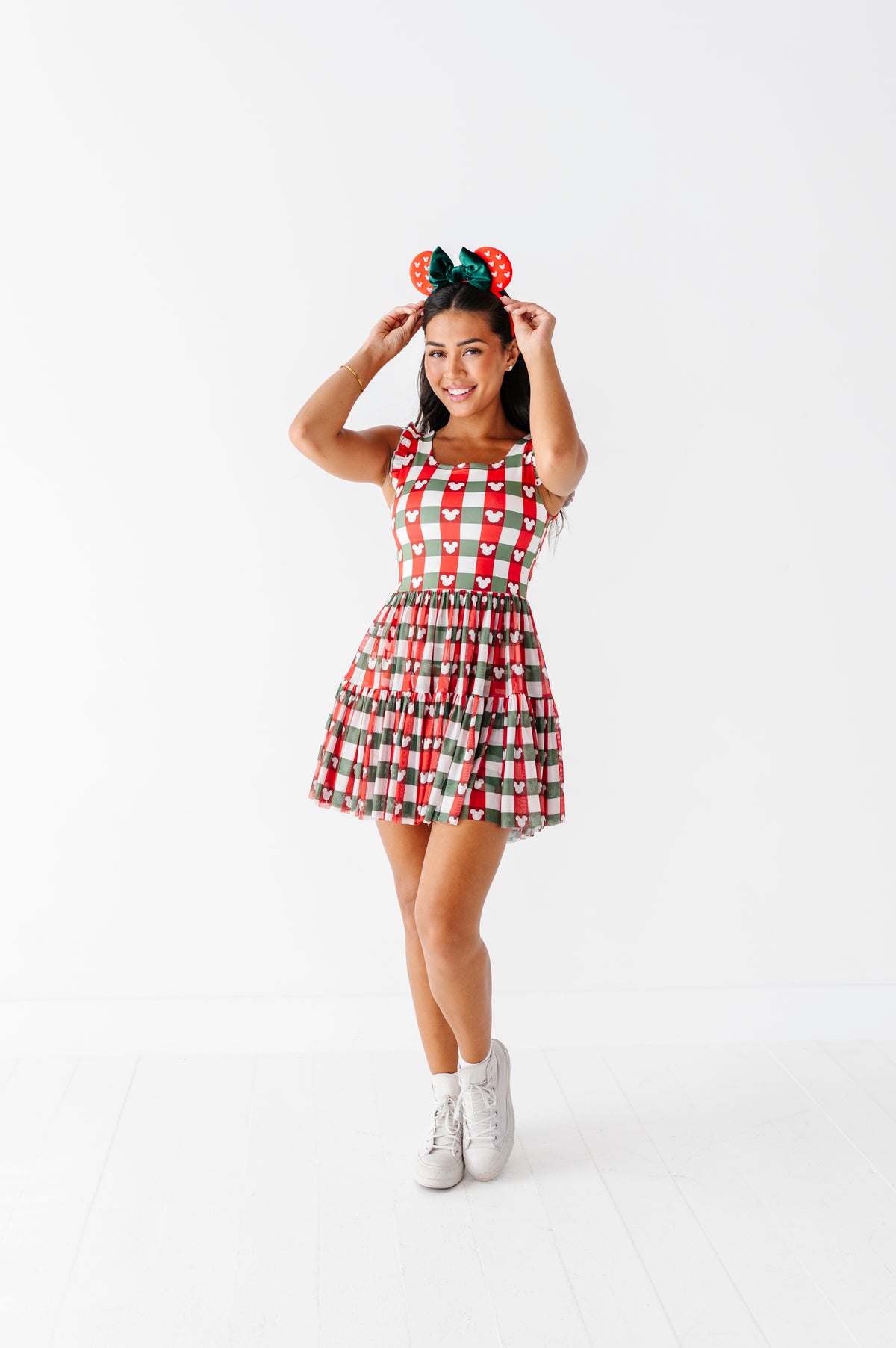 Park Plaid | ADULT Mesh Dress