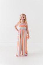 Load image into Gallery viewer, Sorbet Stripe | LINEN ROMPER