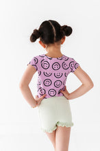 Load image into Gallery viewer, Mauve Smilies | Cross Back Tee
