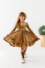 Load image into Gallery viewer, Carmel | Velvet Bow Back Dress