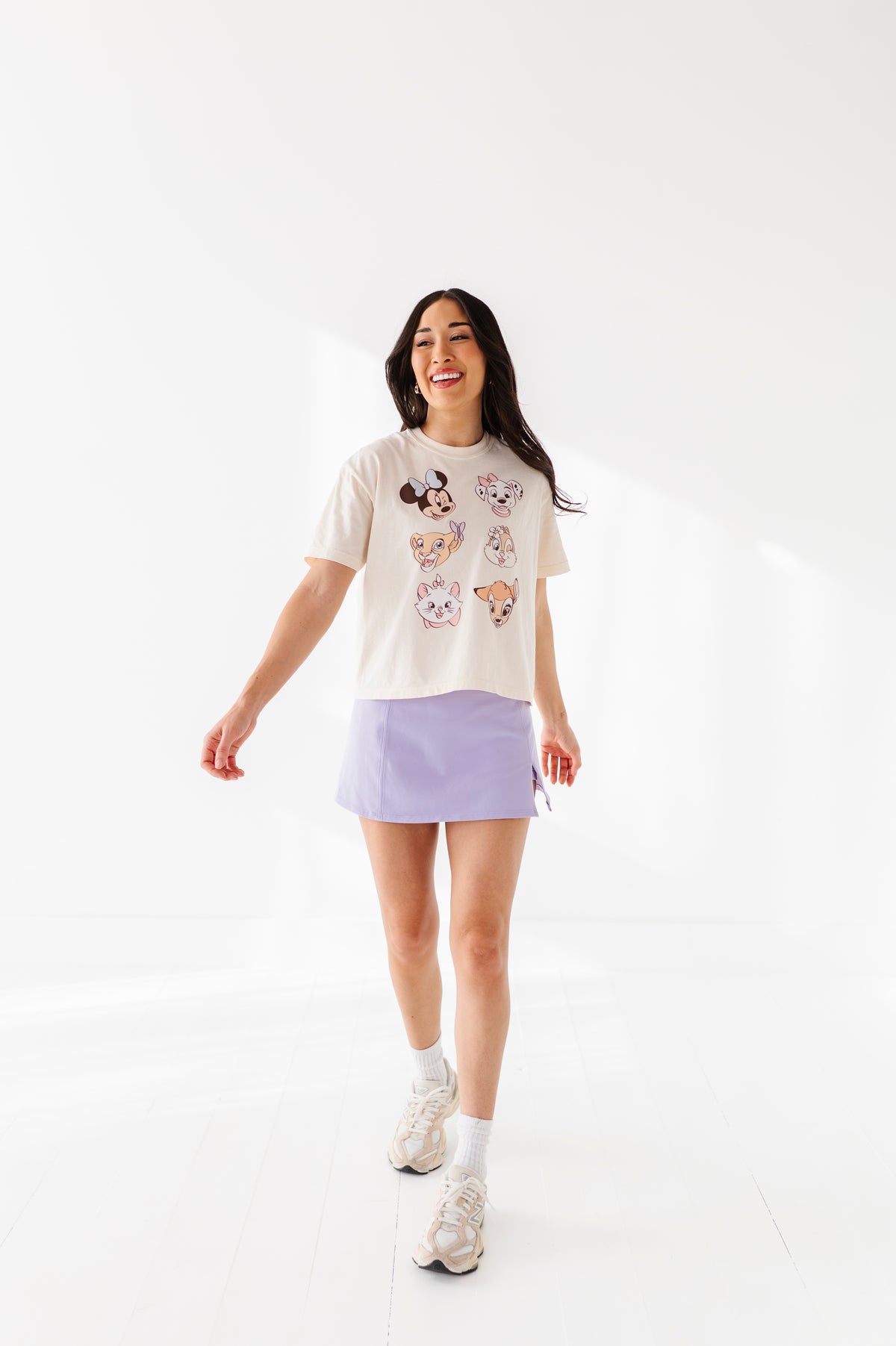 GIRL GANG CROPPED | CREAM ADULT TEE