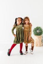 Load image into Gallery viewer, Carmel | Velvet Bow Back Dress