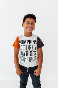 FALL FAVORITES | Graphic Tee (Colorblock)