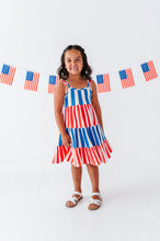 Load image into Gallery viewer, Spangled Stripes | Bamboo Dress