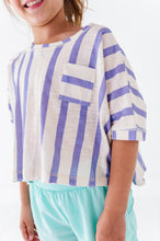 Load image into Gallery viewer, Wild Grape Stripe | Boxy Crop