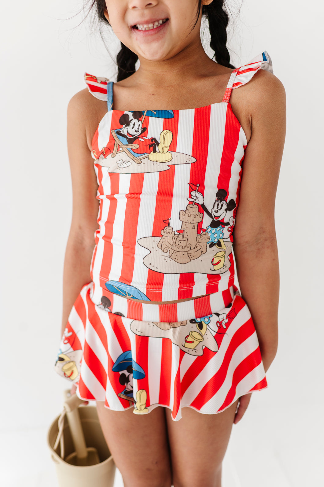 Nautical Mouse | 2-PIECE Skirted Swim
