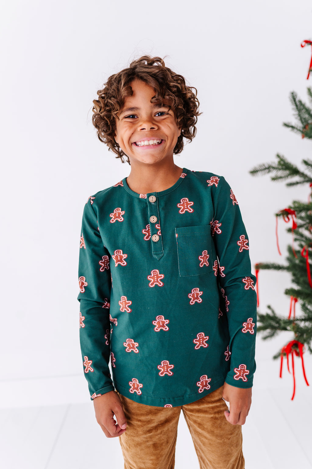 Gingerbread Lane | Button Henley