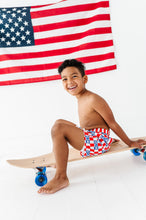 Load image into Gallery viewer, USA Check | BOYS Swim Shorts