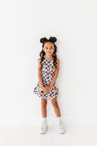 Checkered Minnie Pumpkins | KIDS Activewear SET