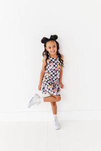 Checkered Minnie Pumpkins | KIDS Activewear SET