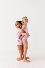 Load image into Gallery viewer, Smilies + Check: Ruffle TWO-PIECE Tankini