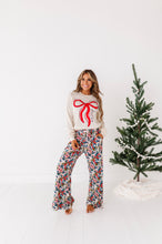 Load image into Gallery viewer, RED BOW (CREAM SHIRT) | Adult Long Sleeve Tee