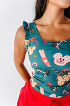 Load image into Gallery viewer, Holiday Snacks | ADULT Ruffle Tank