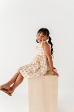 Load image into Gallery viewer, Honey Gingham | TIE-BACK DRESS