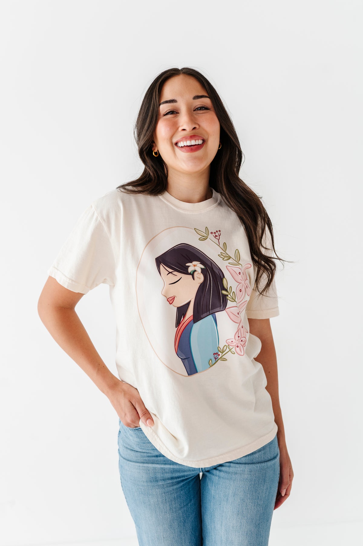 Mulan | ADULT tee (CROP + FULL LENGTH HERE)