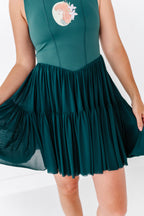 Merida (ADULT) | Teal Mesh DRESS