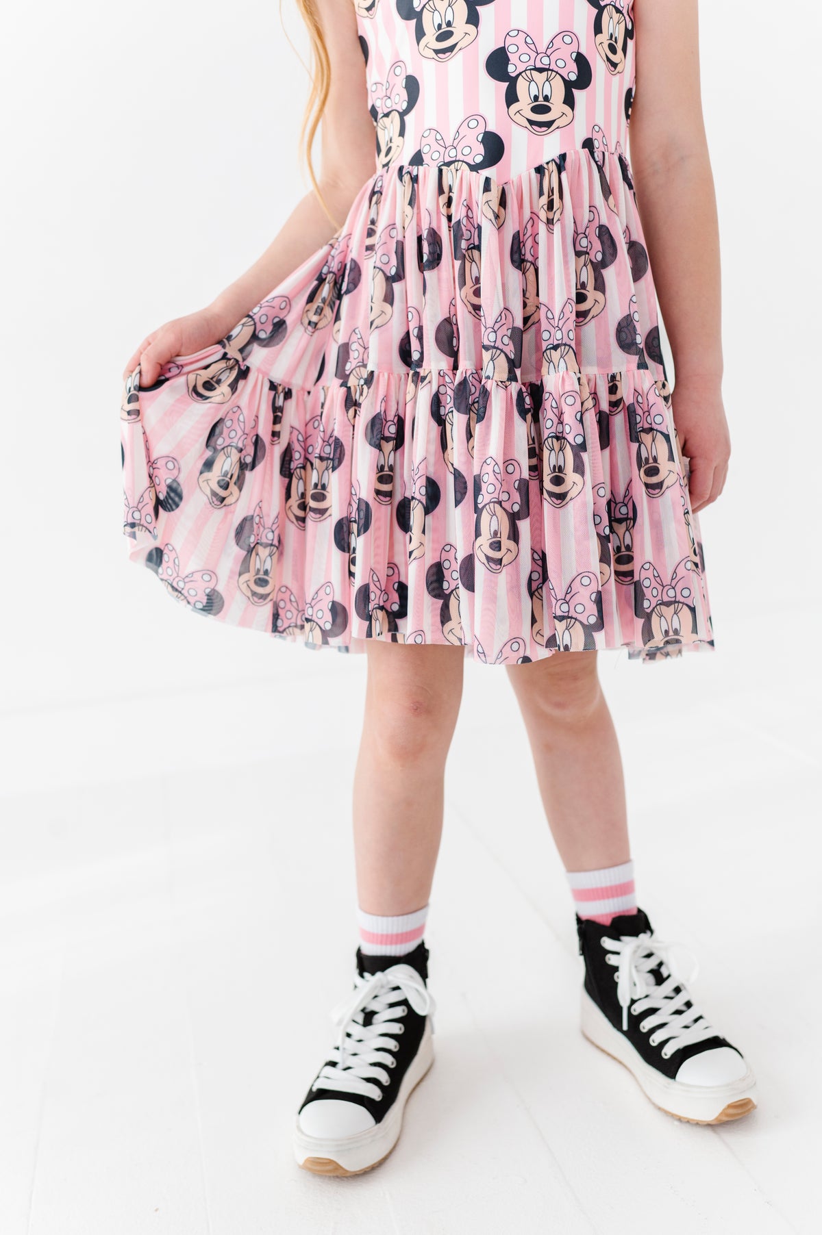 MINNIE Stripe (KIDS) | Mesh DRESS