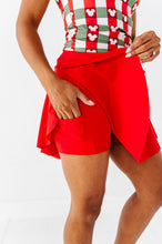 Load image into Gallery viewer, RED | ADULT Active Skort