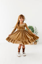 Load image into Gallery viewer, Carmel | Velvet Bow Back Dress