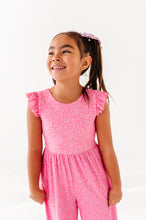 Load image into Gallery viewer, Bubblegum FLORAL | Cropped Pant Romper