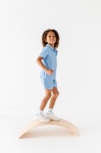 Load image into Gallery viewer, Coastal Blue | BOYS TERRY CHECK SET
