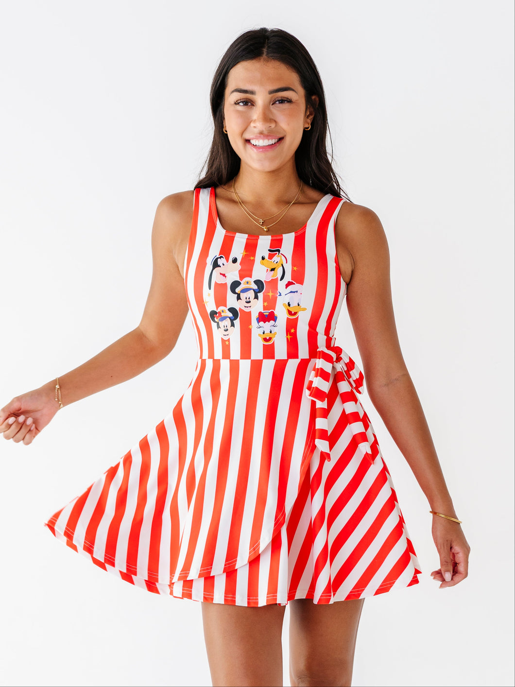 red dress for cruise Crew (RED STRIPES) | ADULT ADULT MEDIUM |**SEPTEMBER 11 Ladies Dresses Glamorous Black Color:Yellow (Regular) Cut to a graceful Hollie Maxi Dress