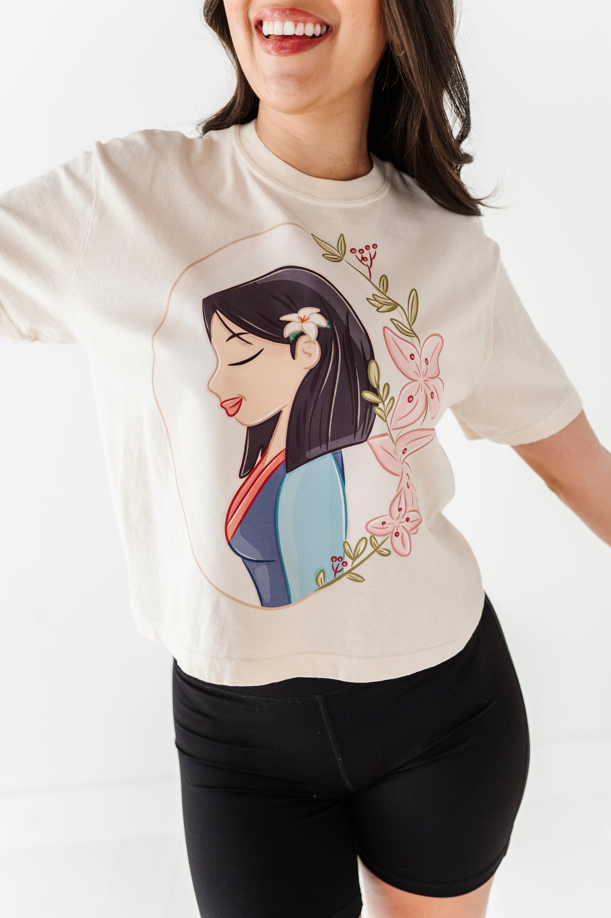 Mulan | ADULT tee (CROP + FULL LENGTH HERE)