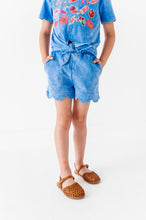 Load image into Gallery viewer, BLUE | Scallop Shorts