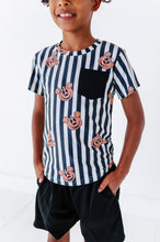 Load image into Gallery viewer, Stripe Mickey Pumpkin | BOYS Dri-Fit TEE