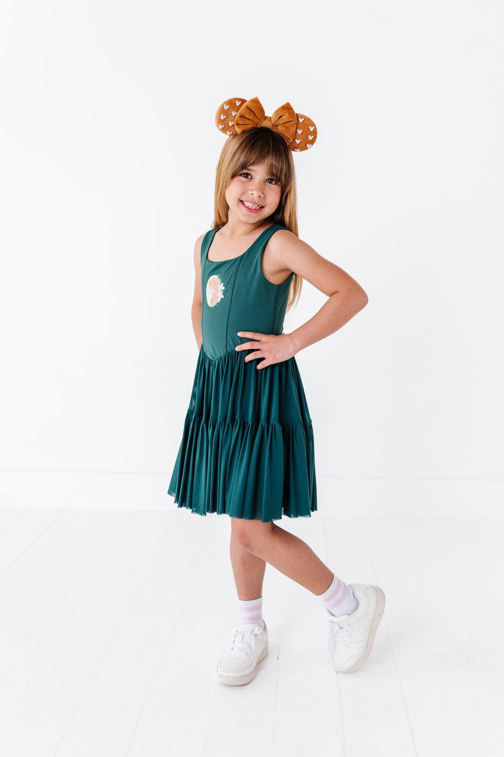 Merida (KIDS) | Teal Mesh DRESS