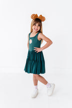 Merida (KIDS) | Teal Mesh DRESS