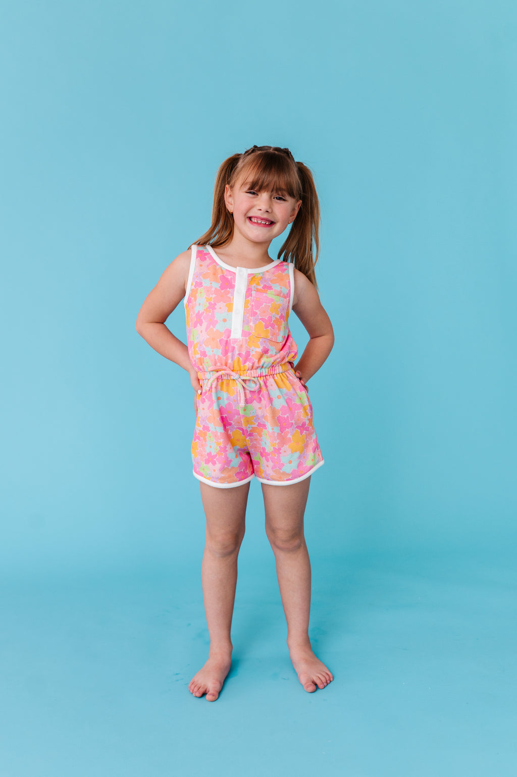 Tutti Fruitti Blossom | TERRY TANK ROMPER