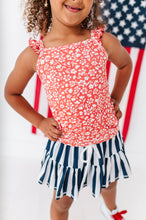 Load image into Gallery viewer, Navy Stripe Skort