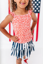 Load image into Gallery viewer, Navy Stripe Skort