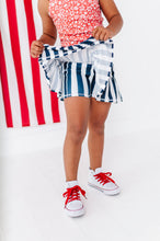Load image into Gallery viewer, Navy Stripe Skort