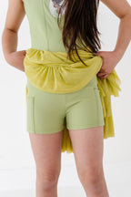 Tiana (KIDS) | Pistachio Mesh DRESS